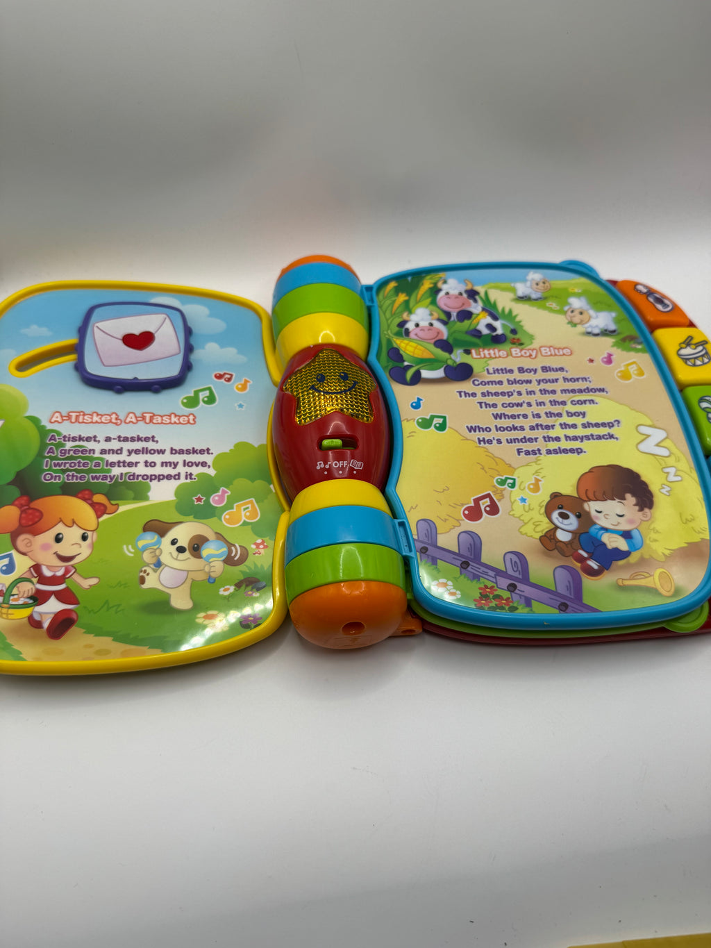 VTech Musical Nursery Rhymes Book Baby Educational Learning Toy Nursery Songs