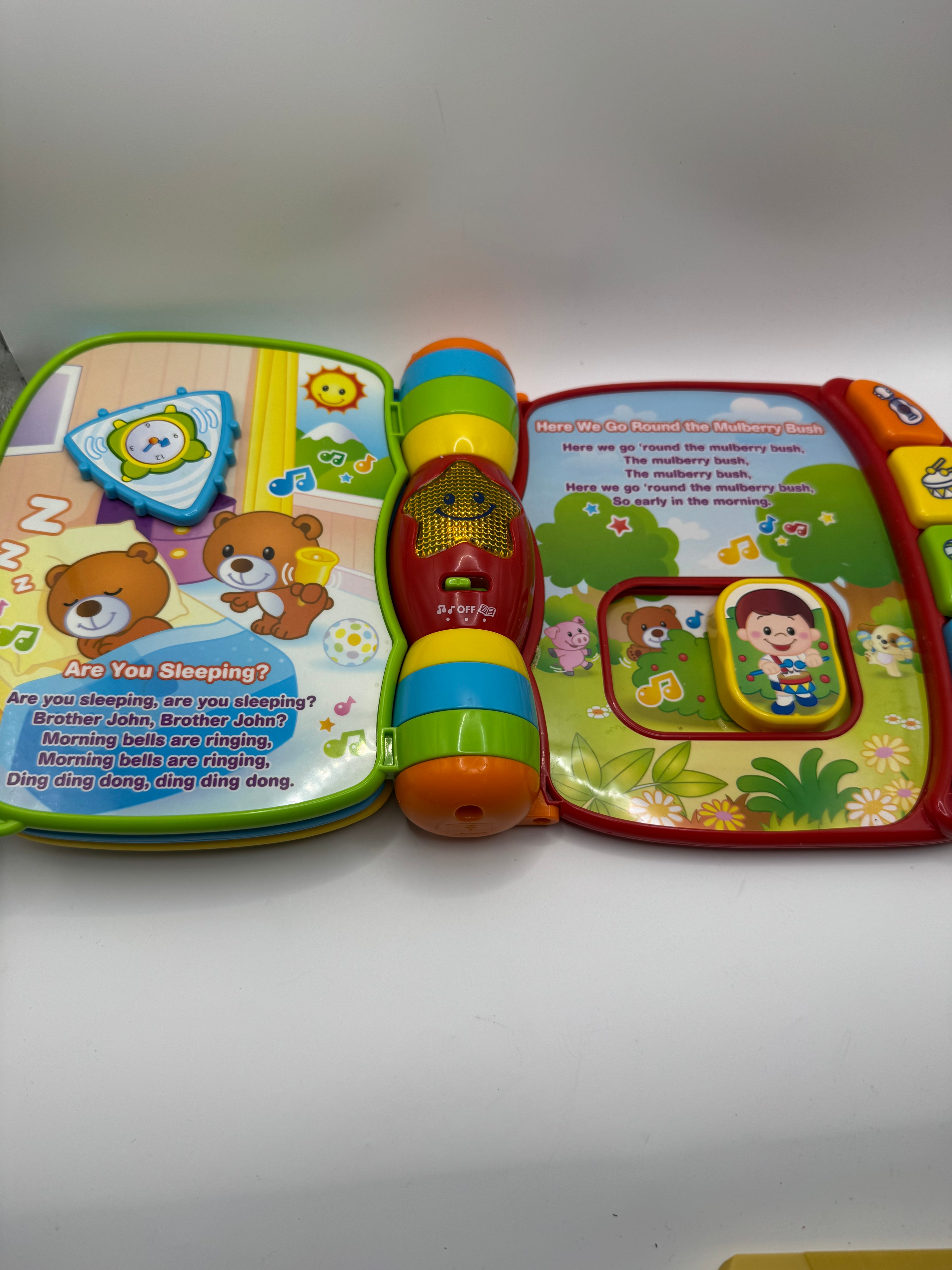 VTech Musical Nursery Rhymes Book Baby Educational Learning Toy Nursery Songs