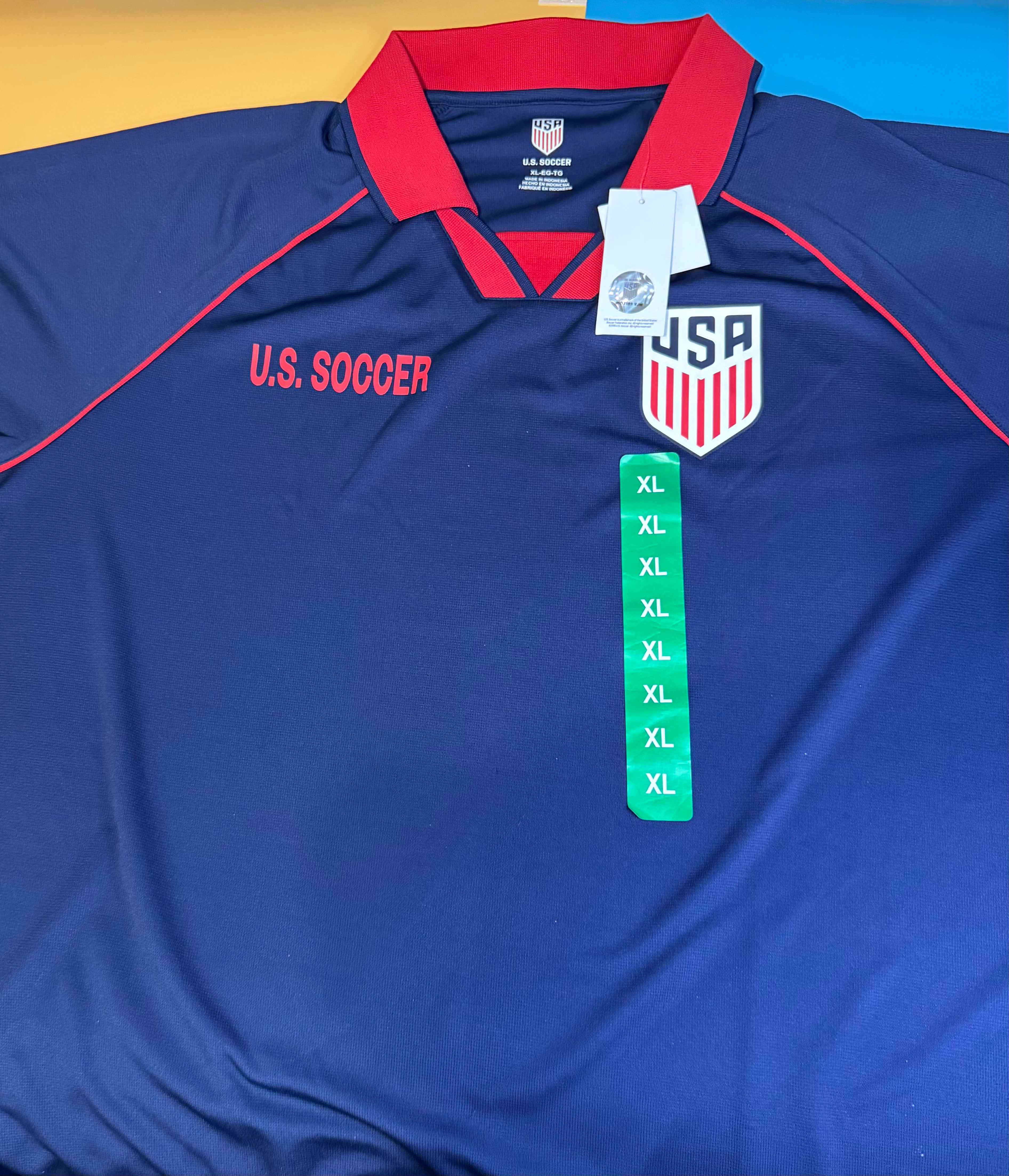 USA Soccer Polo Shirt WC26 Moisture-Wicking Polyester | World Cup 2026 Fan Gear