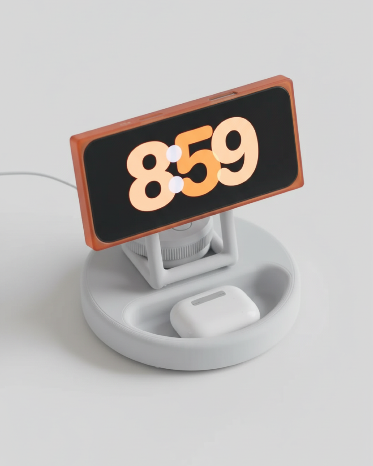 Rotatable MagSafe Bedside Dock – 3D Printed Stand
