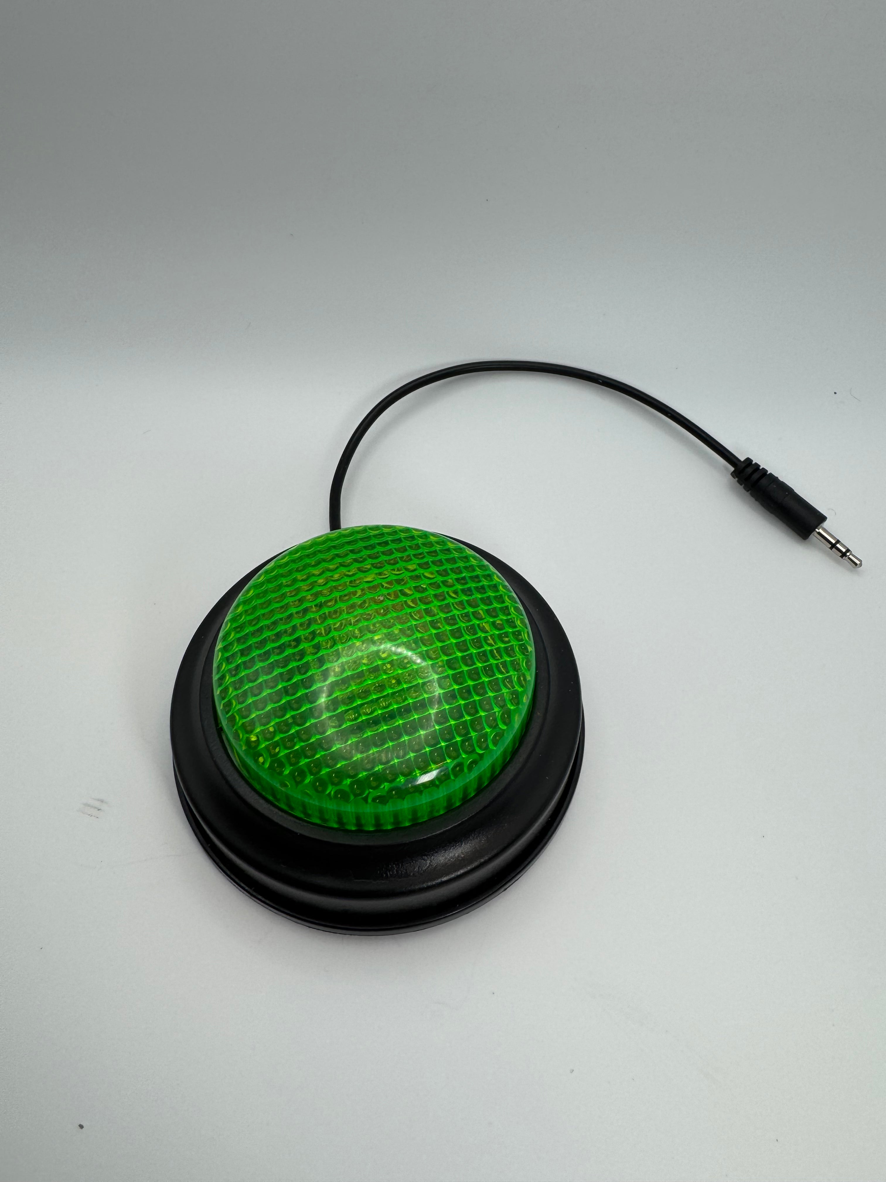 Green Push button switch with voice record and play back