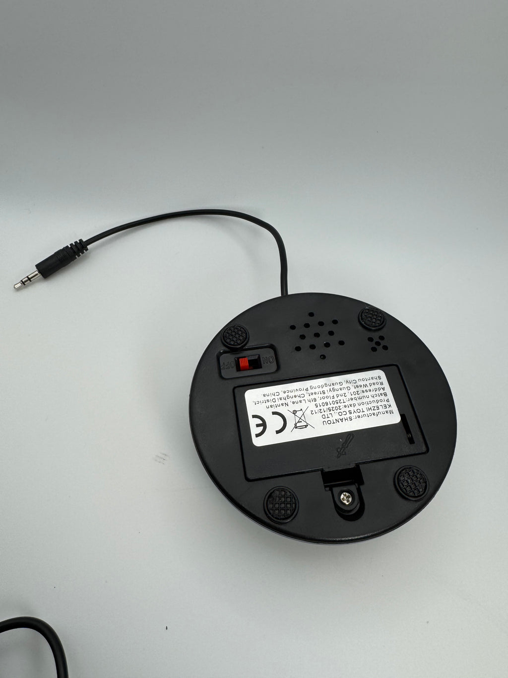 Green Push button switch with voice record and play back