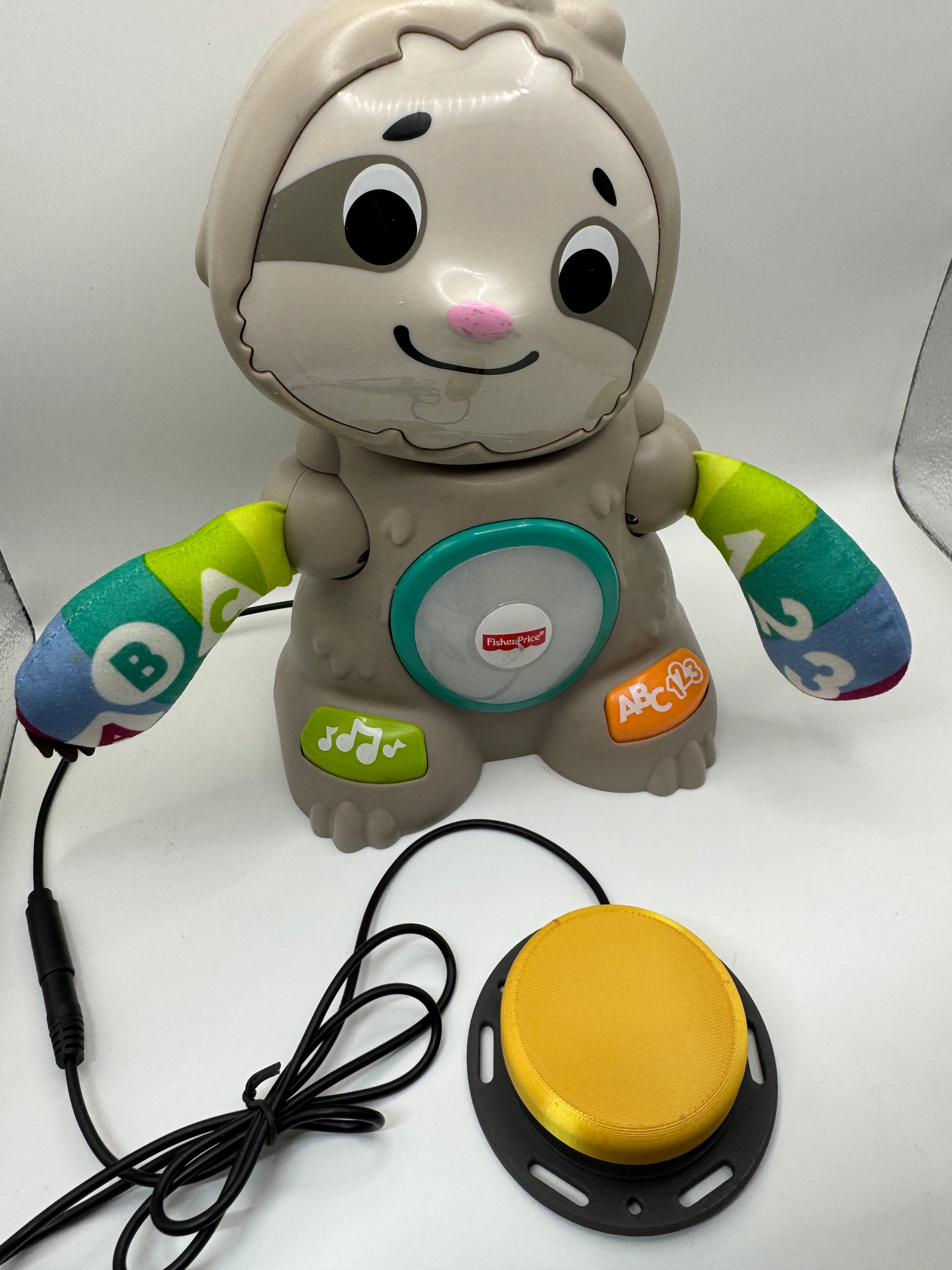 Switch adapted Fisher Price Linkimals Smooth Moves Sloth Teaching Game Song Dancing Toy Tested