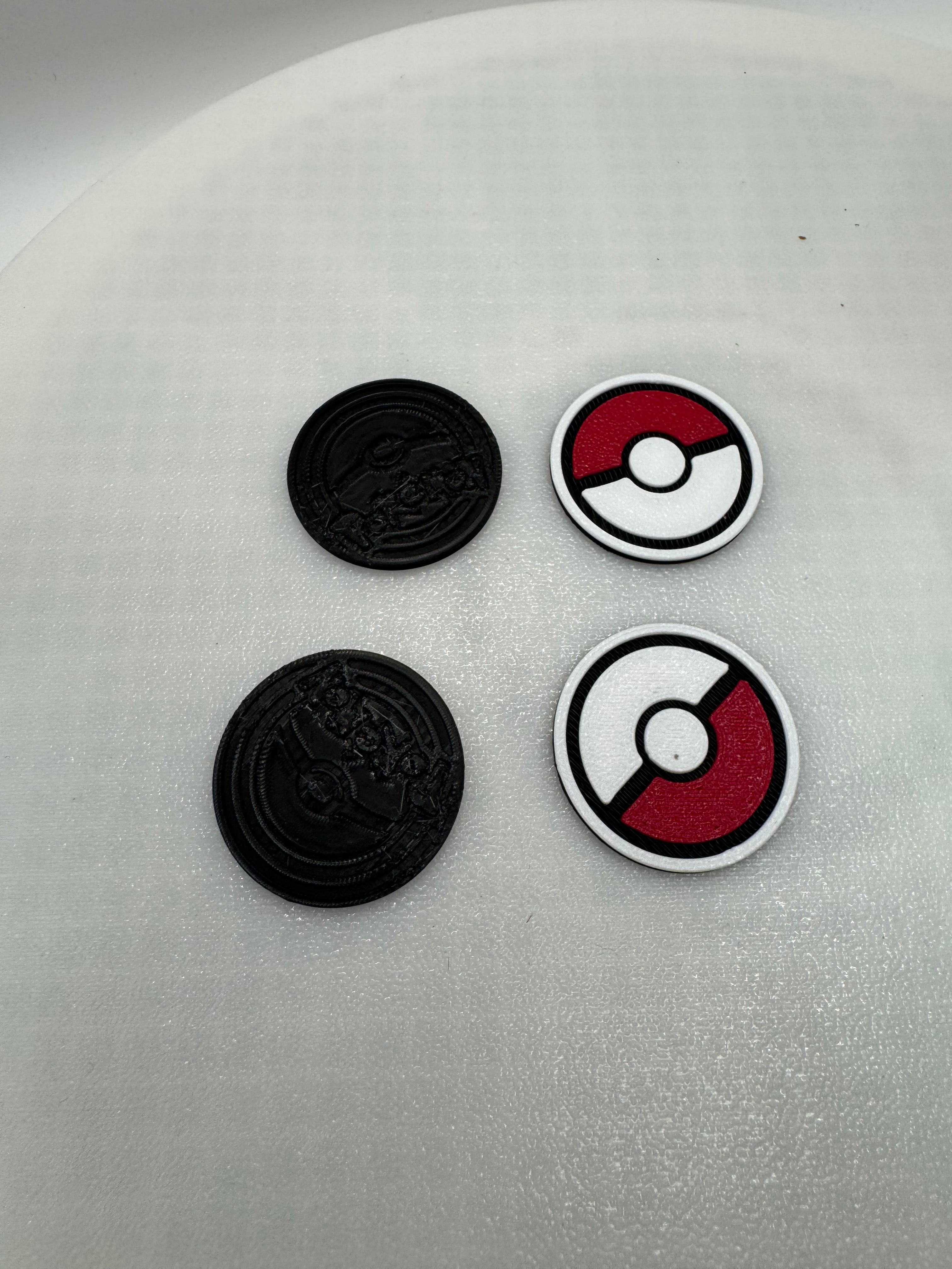 Pokemon card game toss coins (sold 2 pieces)