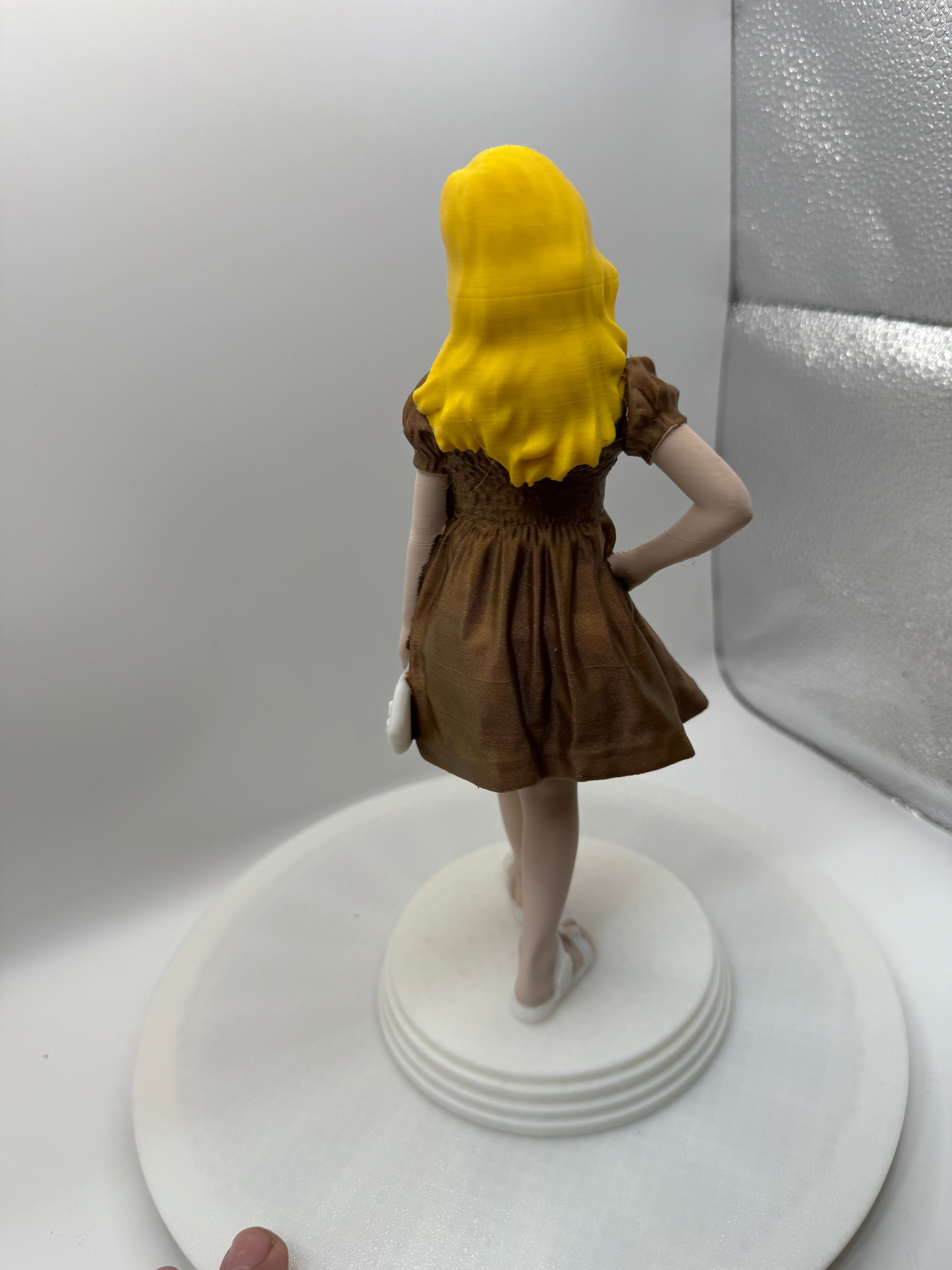 Model girl 3d printed 4 colors