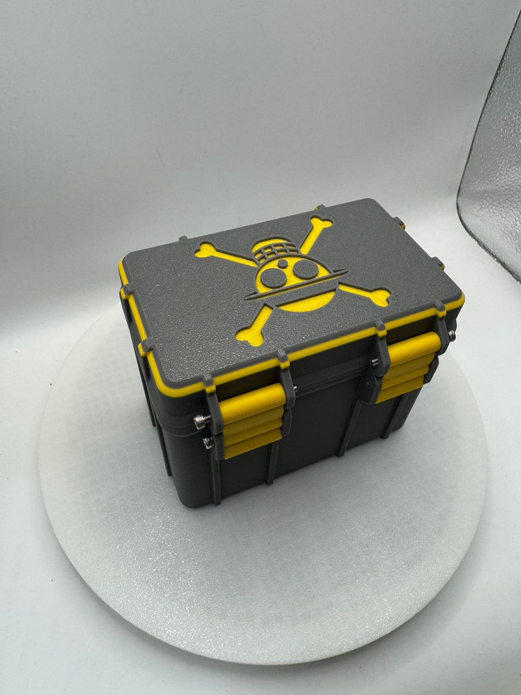 One piece card storage box 3d printed