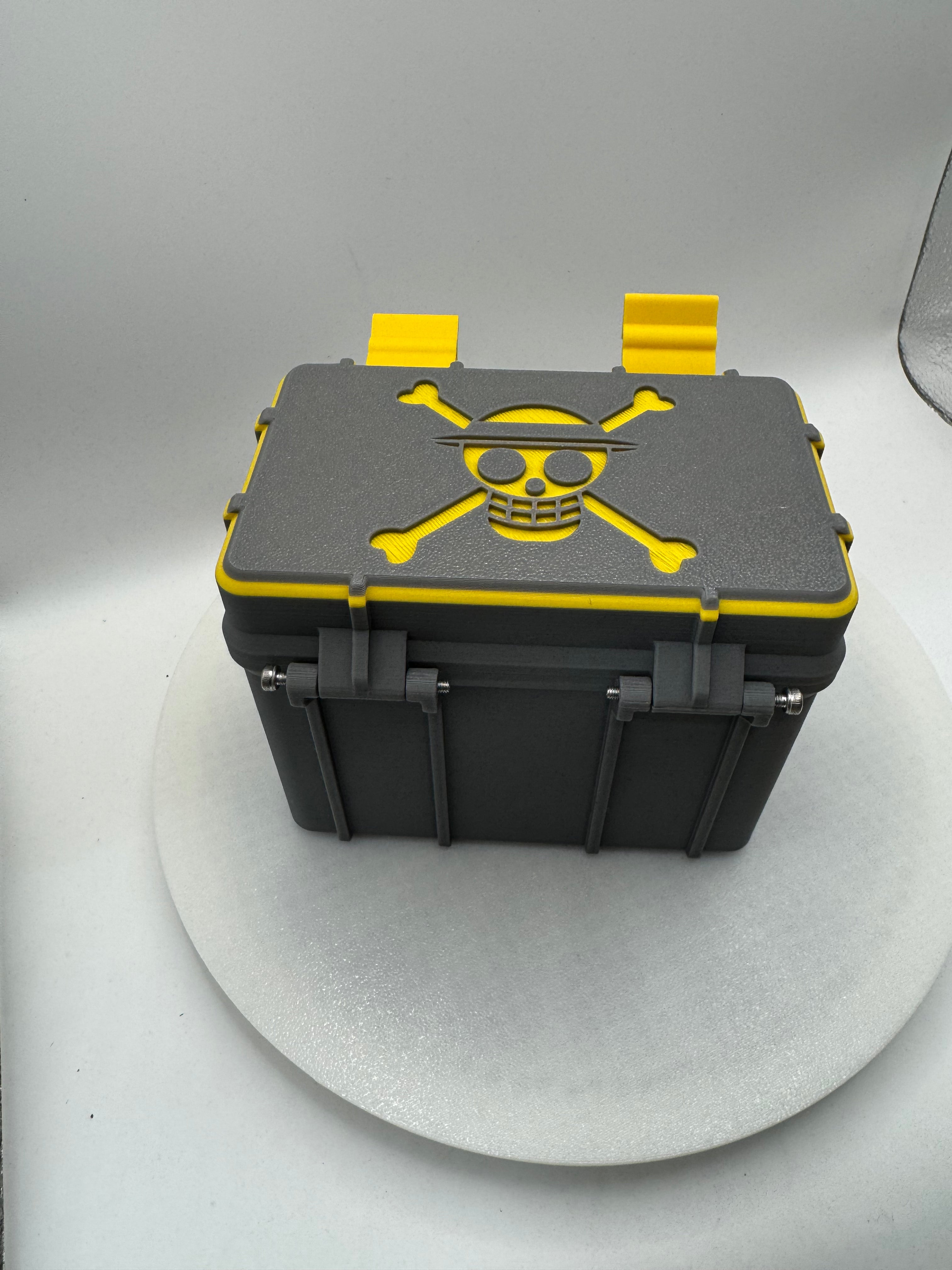 One piece card storage box 3d printed