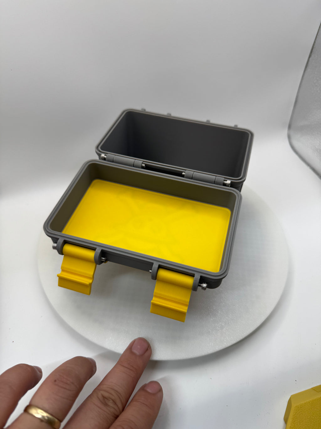 One piece card storage box 3d printed