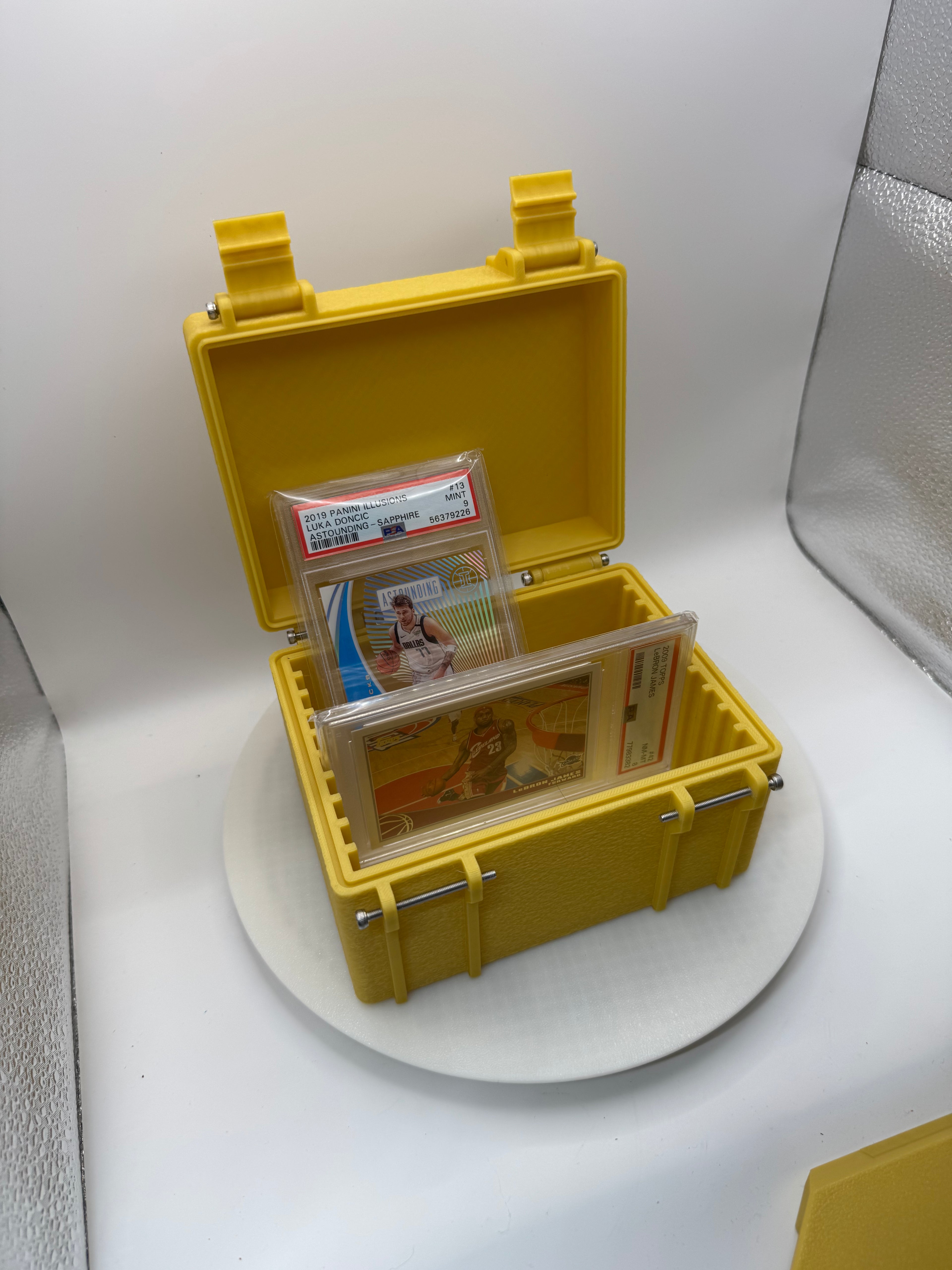 Graded card storage case