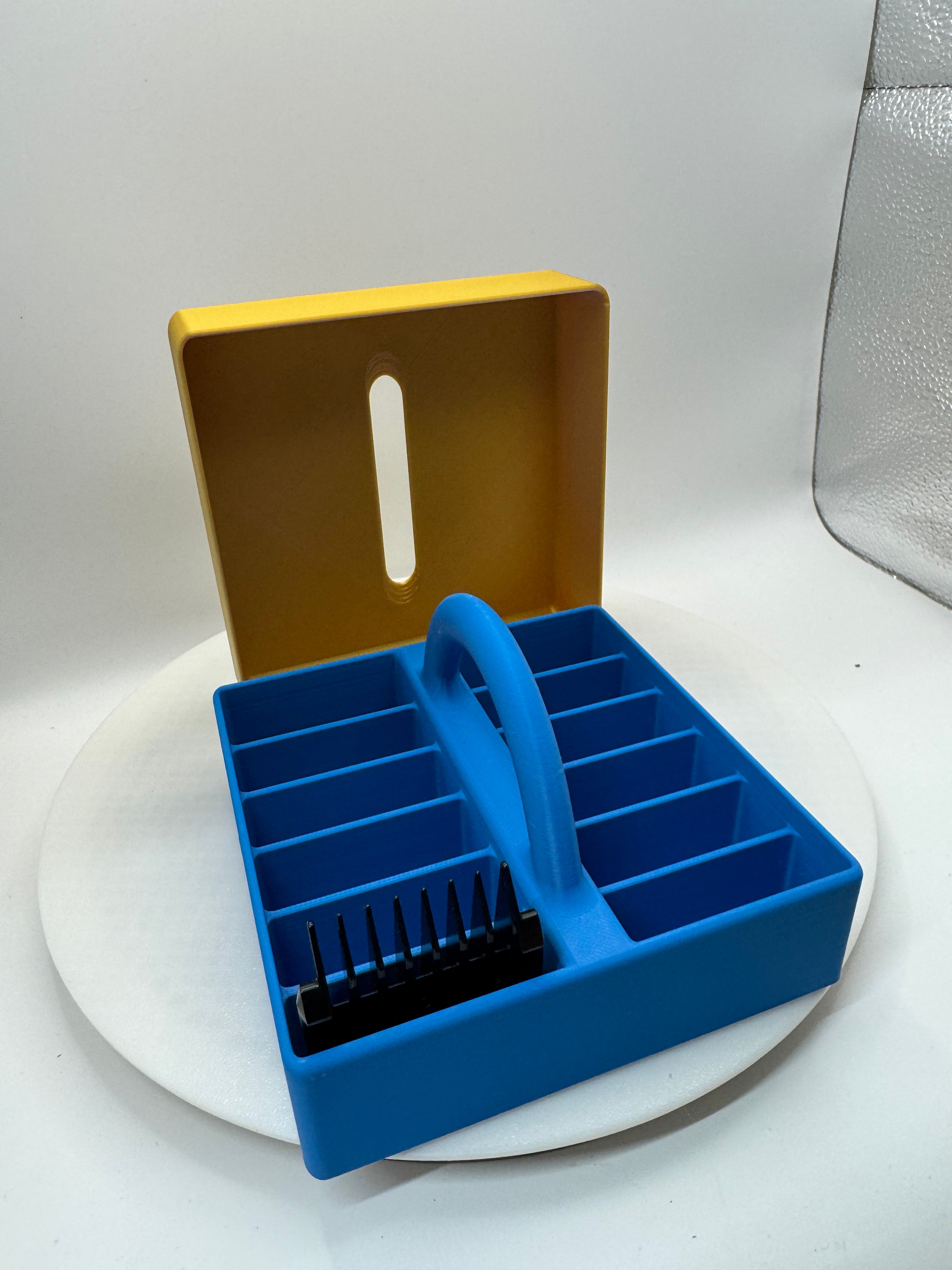 Shaver blades container 3d printed