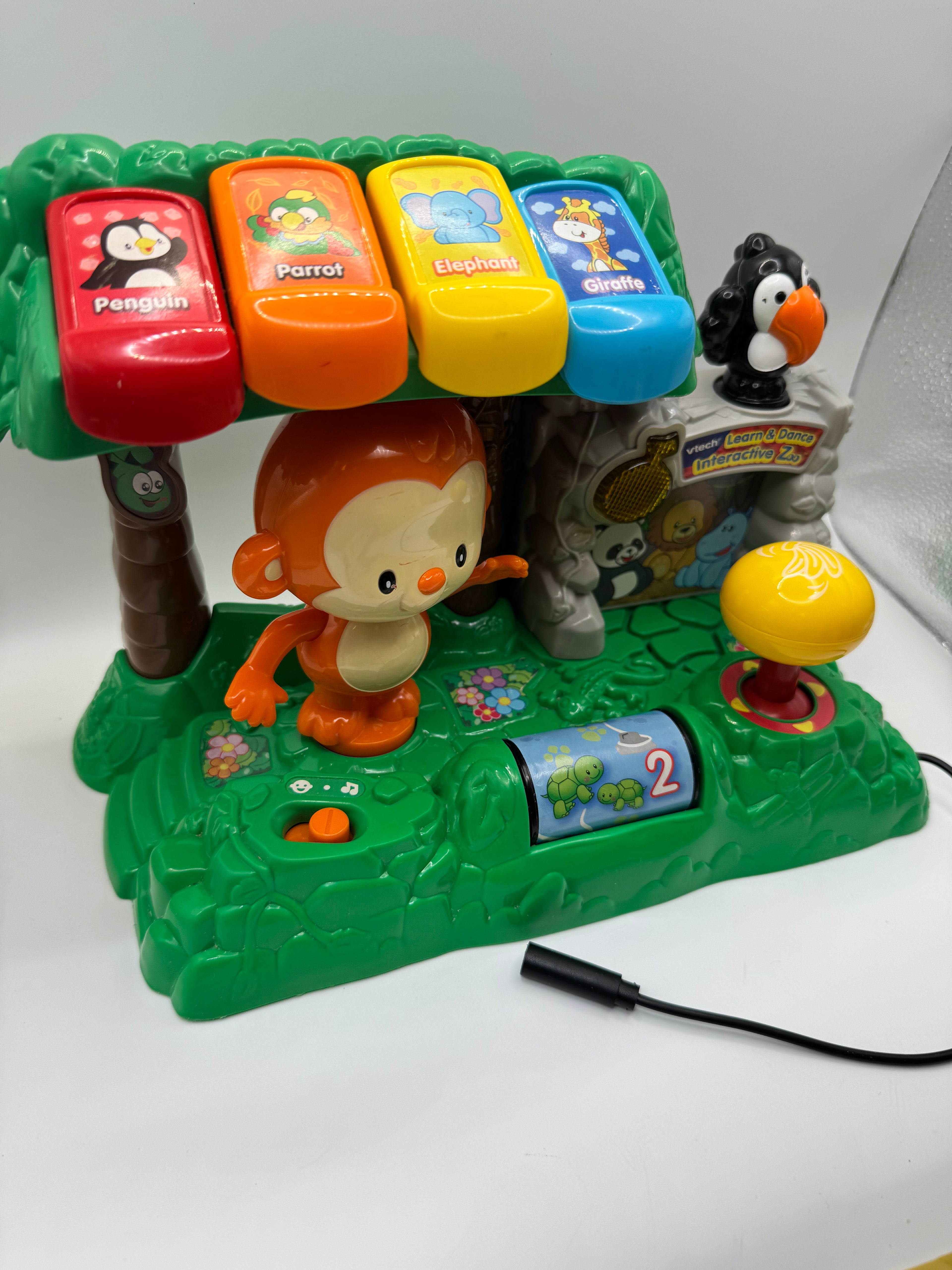 Switch adapted Vtech Learn & Dance Interactive Zoo Monkey 40+ Songs & Sounds