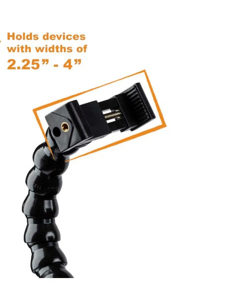 Phone Holder w/Mini Clamp 24 inch Arm