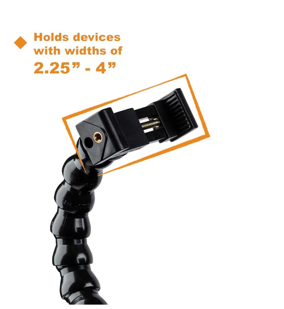 Phone Holder w/Spring Clamp 24 inch Arm