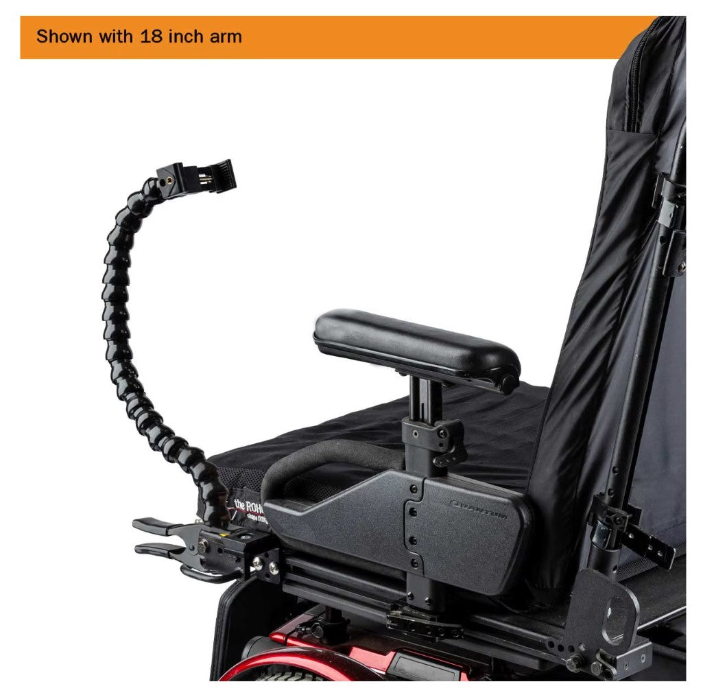 Phone Holder w/Spring Clamp 24 inch Arm