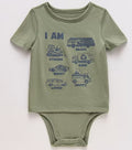Okie Dokie Toddler Boys Hidden Access Opening Adaptive Round Neck Short Sleeve Bodysuit