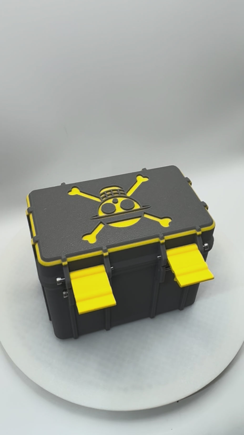 One piece card storage box 3d printed