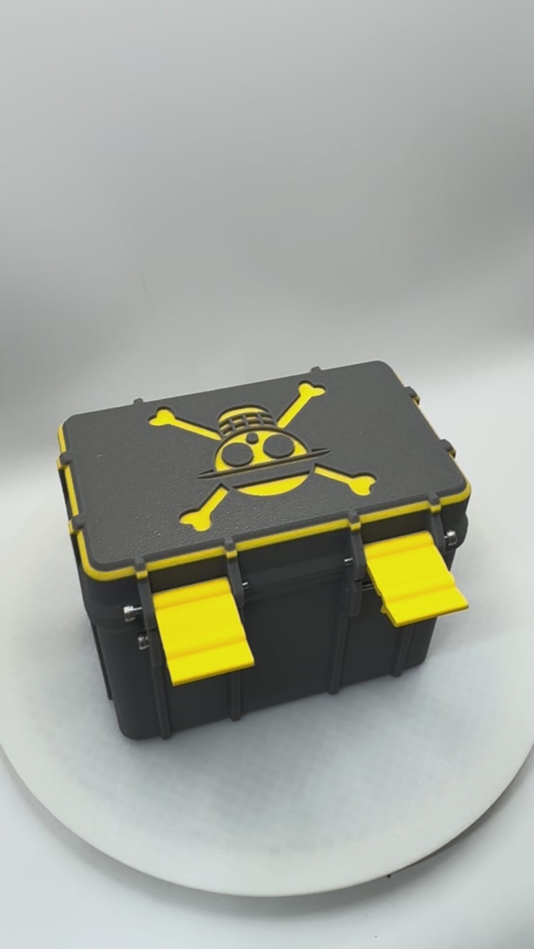 One piece card storage box 3d printed