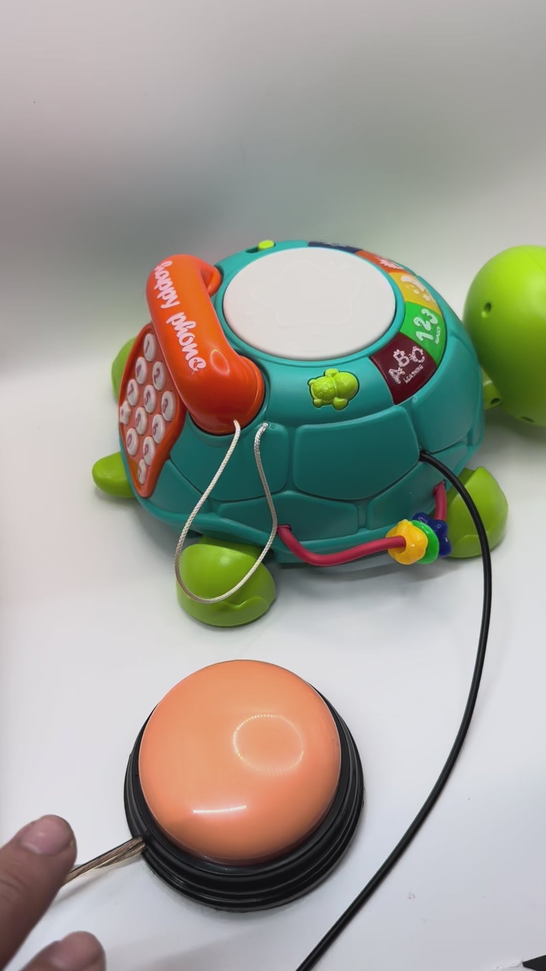Switch adapted Crawling Phone Turtle Musical Toy Discover Kids